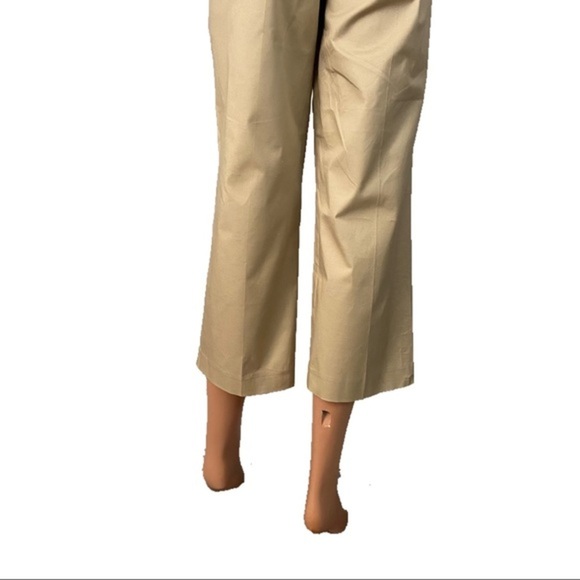 NEW Norton McNaughton Katanga Capris Pants NWT Woman’s Stretch Tan Khaki 6 - Picture 5 of 13